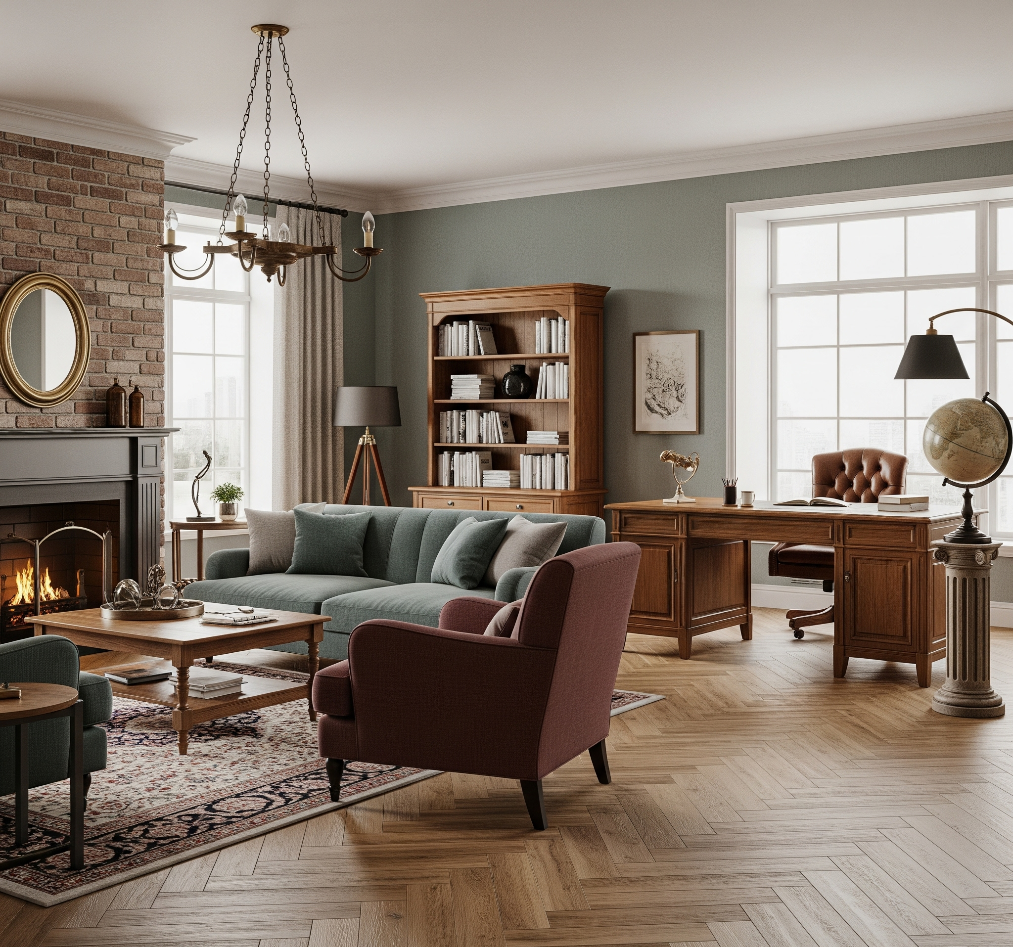 AR9206 Ashton & Rose Staffa Herringbone