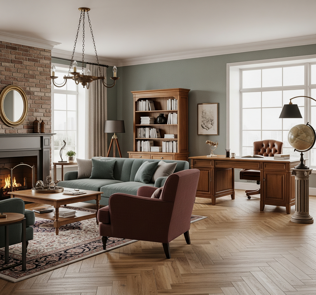 AR9206 Ashton &amp; Rose Staffa Herringbone