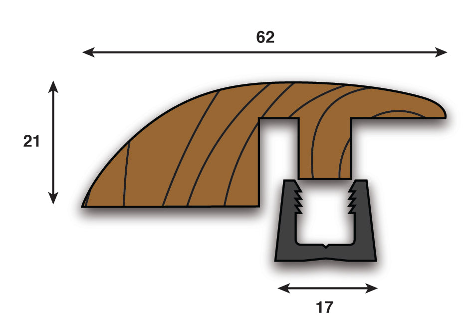 Ramp Profile - 1m - Colour Matched