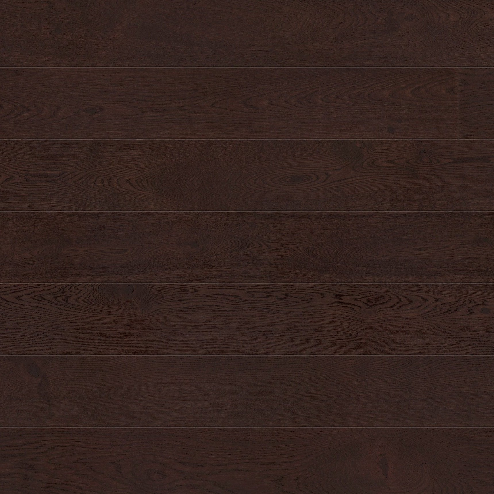 Chocolate brown engineered flooring interior